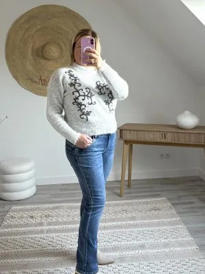 Pull Femme Chaud et Doux Gris Clair – le Showroom de Milanah