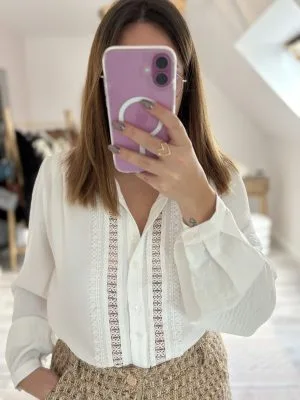 Blouses en dentelle : la Blouse Lili de Milanah !