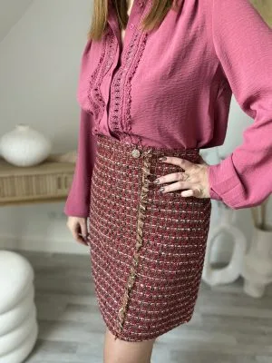 jupe-tweed-femme Jupe écossaise Femme : l’élégance intemporelle - Milanah