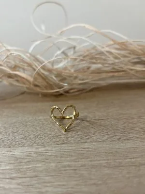 Bague coeur femme - bague femme coeur - Sobriété et Elégance - Milanah