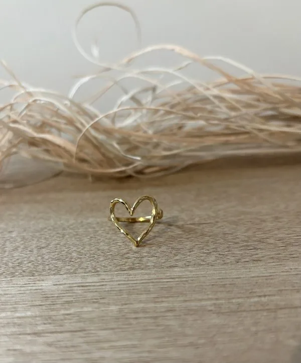 Bague coeur femme - bague femme coeur - Sobriété et Elégance - Milanah