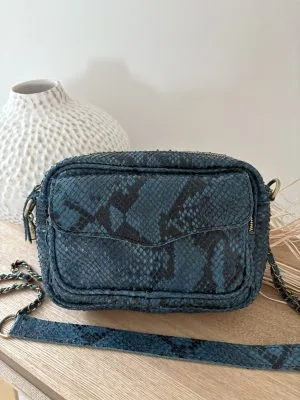 Sac Bandoulière Bleu Femme : Cuir, Chic et Pratique - Milanah