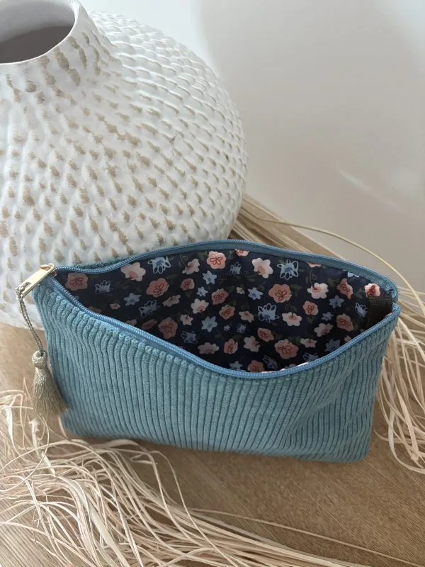 Pochette Velours Côtelé : Chic et Rétro - Milanah
