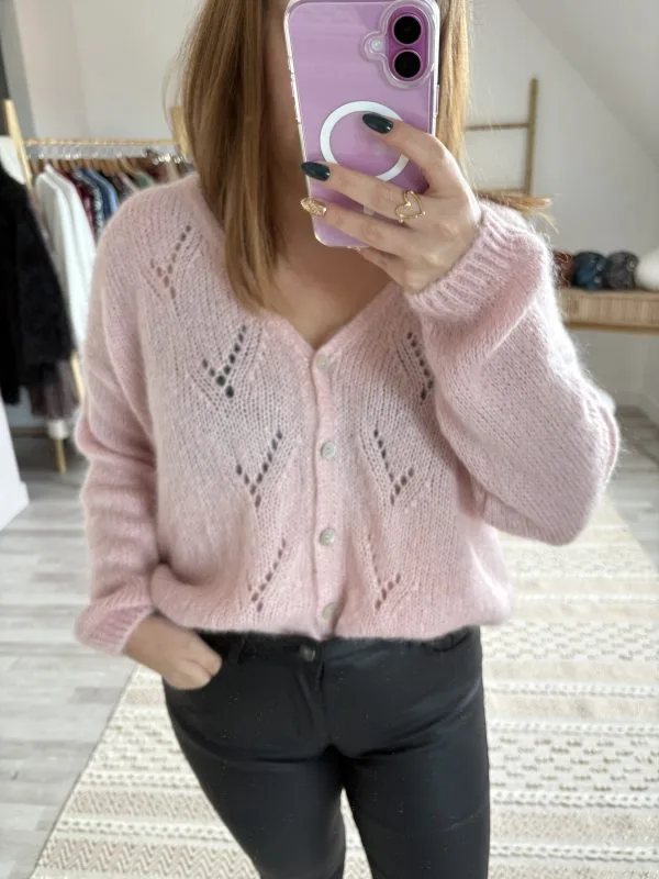 Gilets en Maille Femme : Gilet Carla Milanah, douceur et fantaisie !