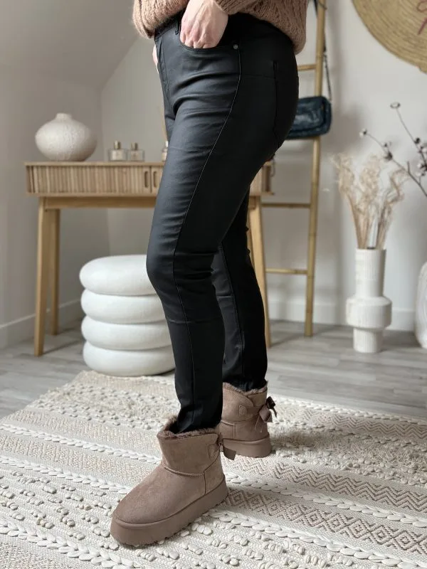 Pantalon enduit - Élégance et confort - Milanah