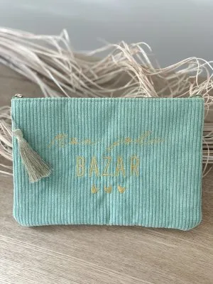 Pochette Velours Côtelé : Chic et Rétro - Milanah