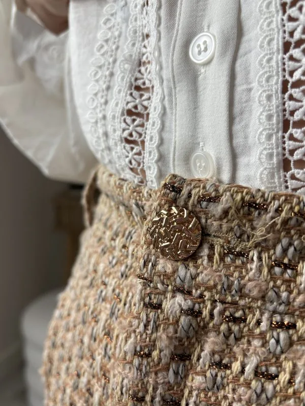 Short Tweed : le modèle Camille, chic et confortable - Le Showroom de Milanah