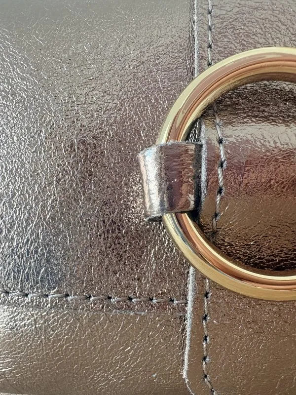 Sac Cuir Vachette Bronze Métallisé Femme – Milanah