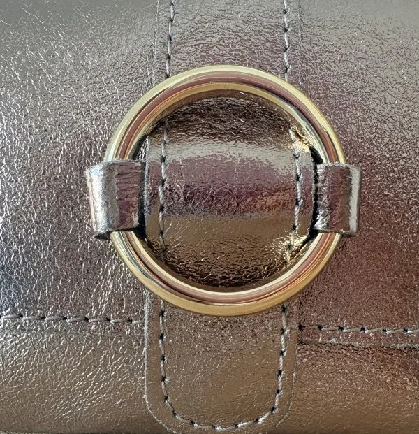Sac Cuir Vachette Bronze Métallisé Femme – Milanah