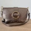 Sac Cuir Vachette Bronze Métallisé Femme – Milanah