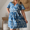 robe-courte-broderie-anglaise-bleue Robe Courte Broderie Anglaise Bleue & Blanche – Milanah