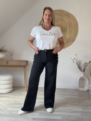 Jean Wide Leg Femme Taille Haute – Confort et Style | Milanah